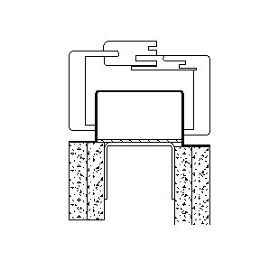 Blindstock f. Holzzarge